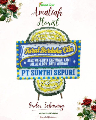 Papan Bunga Duka di Cihaur Geulis
