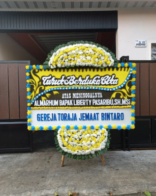 Papan Bunga Duka di Cihaur Geulis
