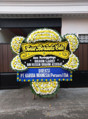 Papan Bunga Duka di Cihaur Geulis
